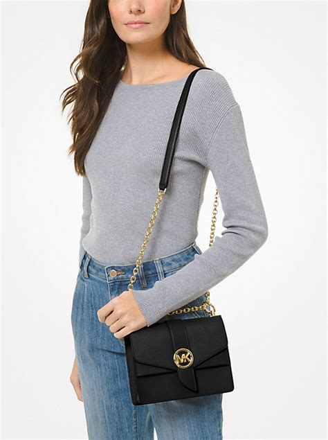 michael michael kors greenwich small convertible leather crossbody|MICHAEL Michael Kors Greenwich Small Leather .